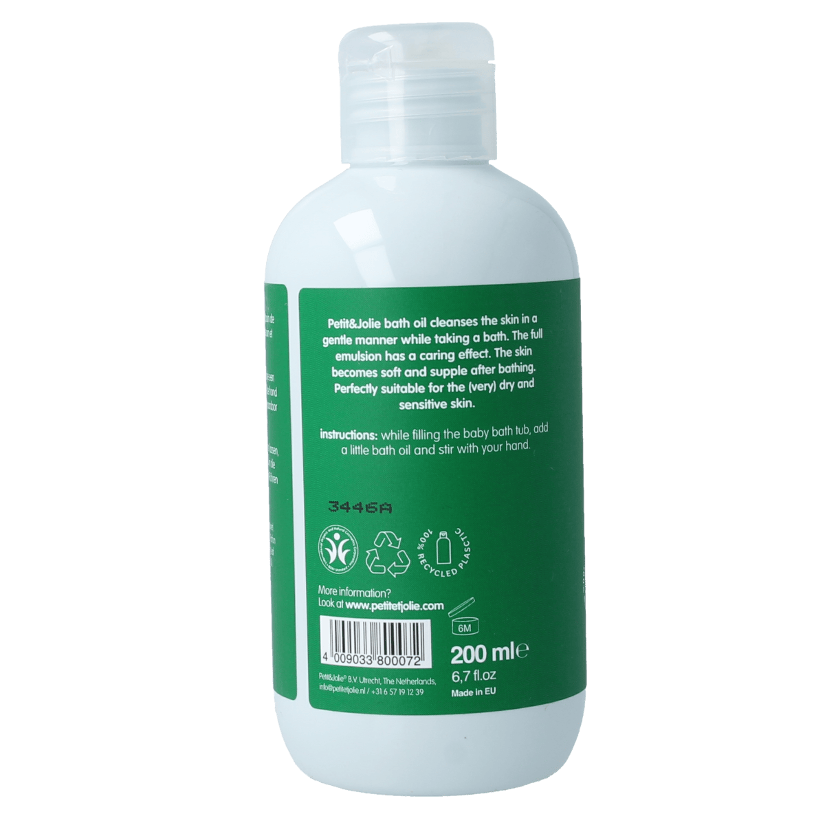 Petit et Jolie Baby en Peuter Verzorging 200.00 Milliliter Petit et Jolie Baby bath oil 200.00 Milliliter