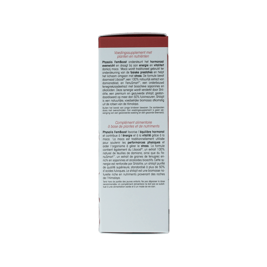 Physalis FemBoost dietary supplement tablets in a bottle, natural herbal supplement for women by Physalis.