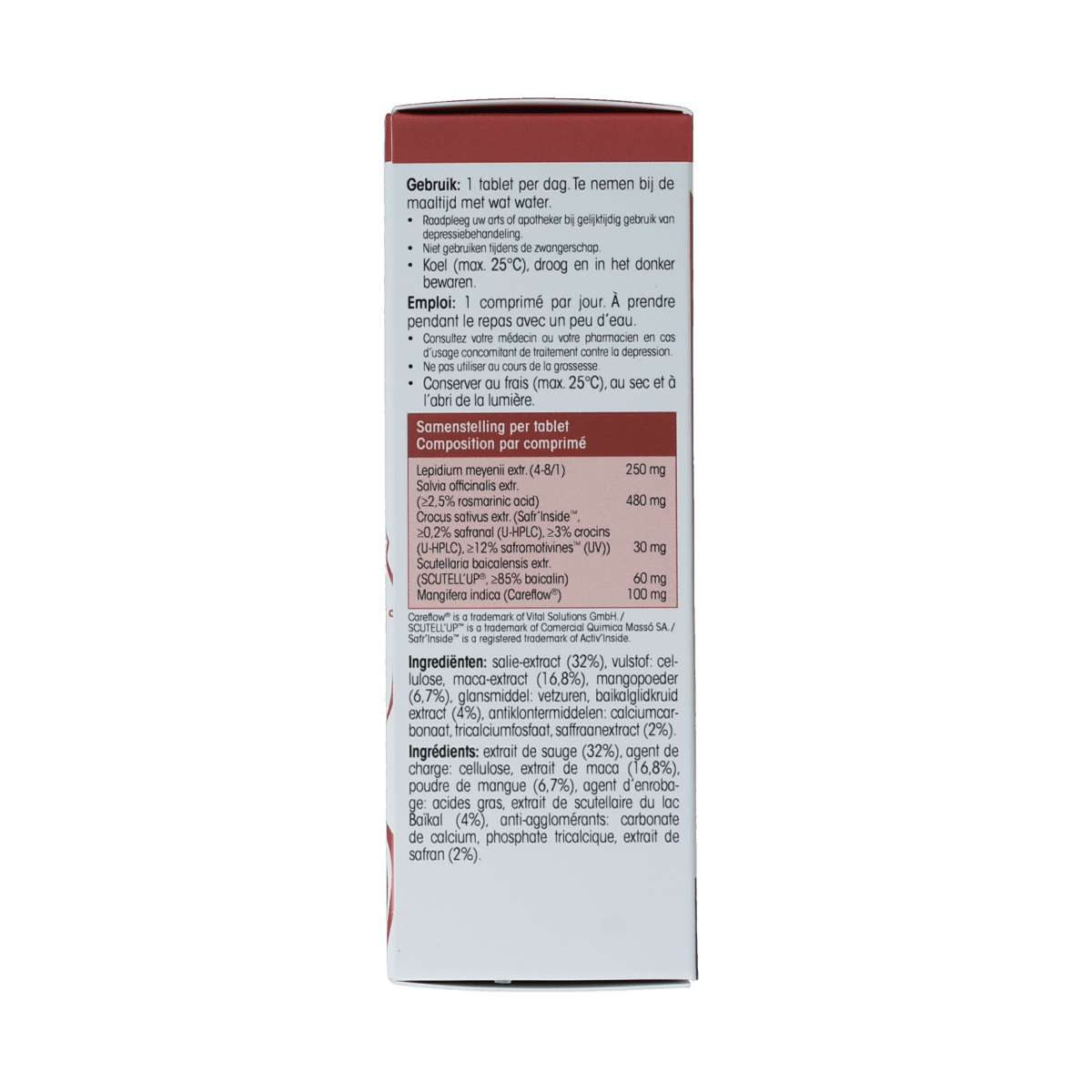 Physalis FemLibre 30.00 tablets dietary supplement in blister pack, natural herbal supplement by Physalis for women's health.