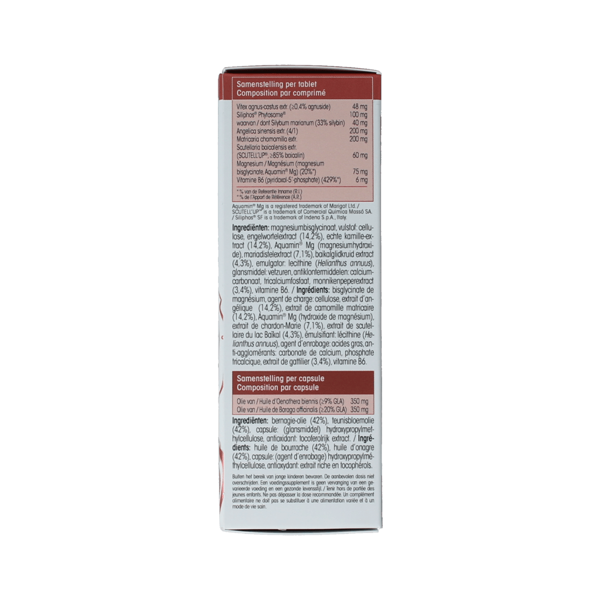 Physalis FemCycle dietary supplement box with 40 capsules, natural herbal supplement by Physalis for women's health.