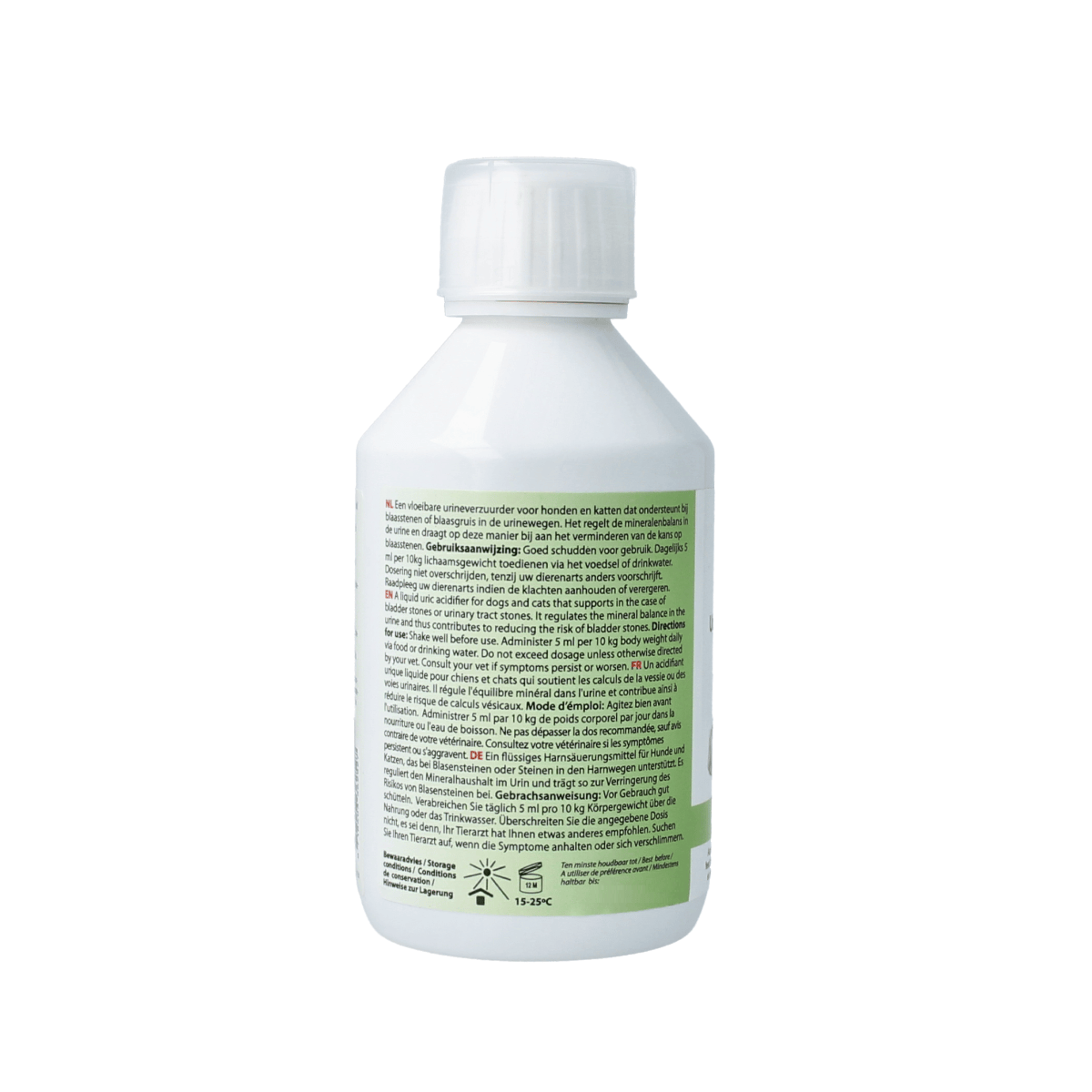 PhytoTreat Urical dietary supplement for pets in 250ml bottle, natural health support for animals.
