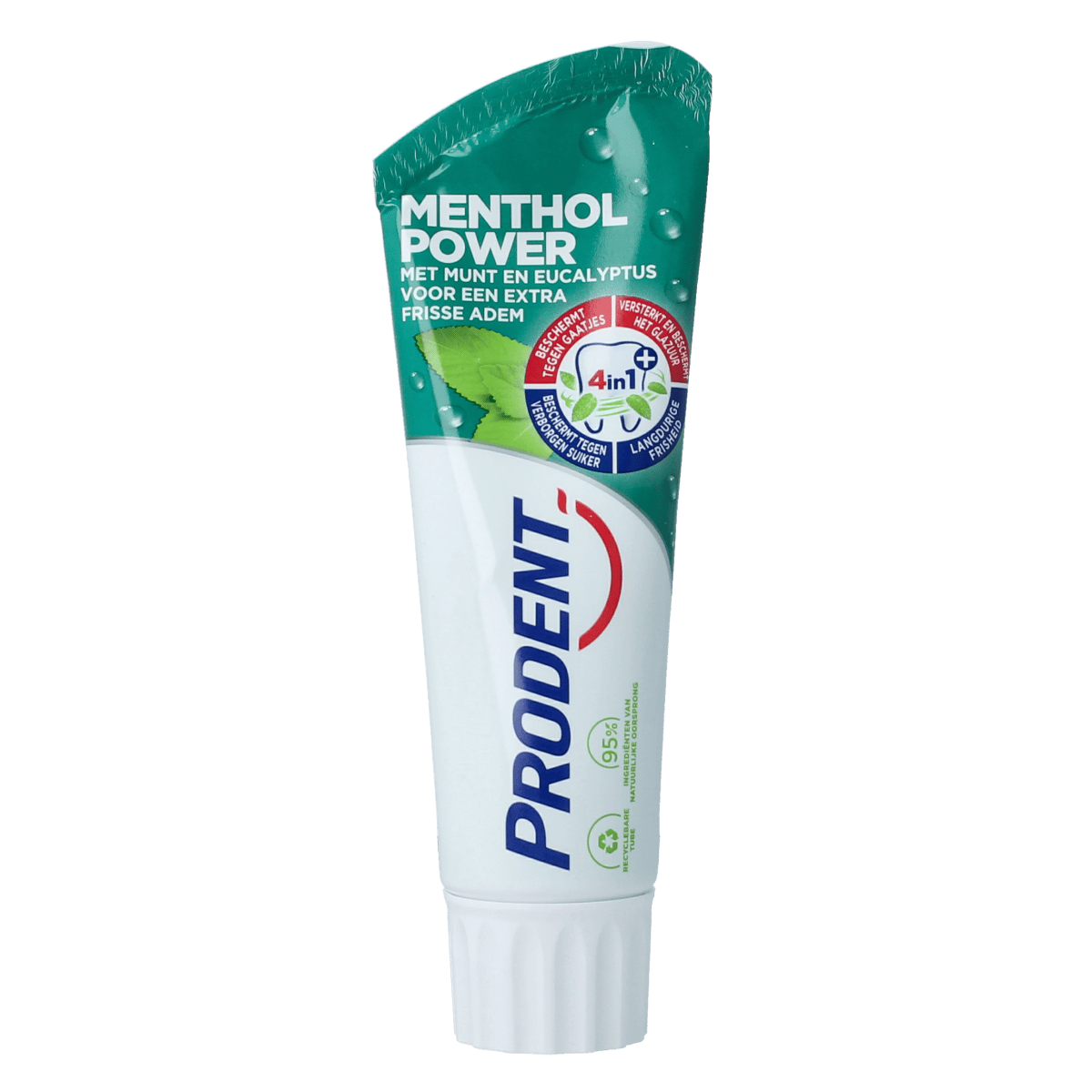Prodent Tandpasta 75.00 Milliliter Prodent Tandpasta menthol power 75.00 Milliliter