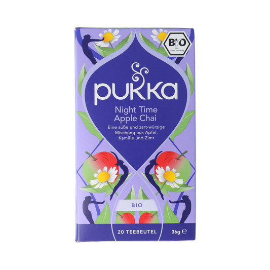 Pukka Koffie en Thee 20.00 Zakjes Pukka Night Time Apple Chai 20.00 Zakjes