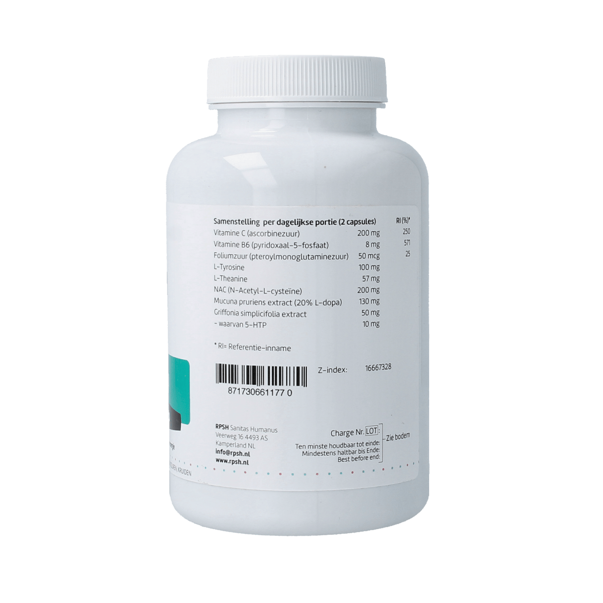RPSH Sana Neuro Balance multivitamin capsules in a bottle, designed to support neurological health and overall wellness.