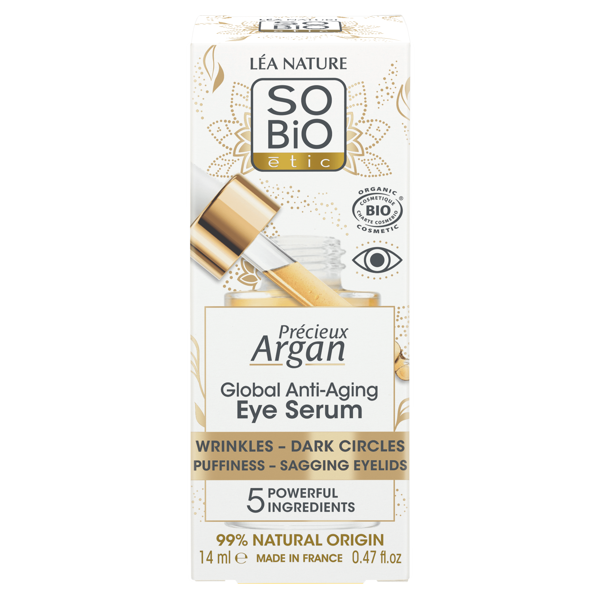 So Bio Etic Gezichtsverzorging 14.00 Milliliter So Bio Etic Précieux Anti-Aging Global Eye Serum 14.00 Milliliter