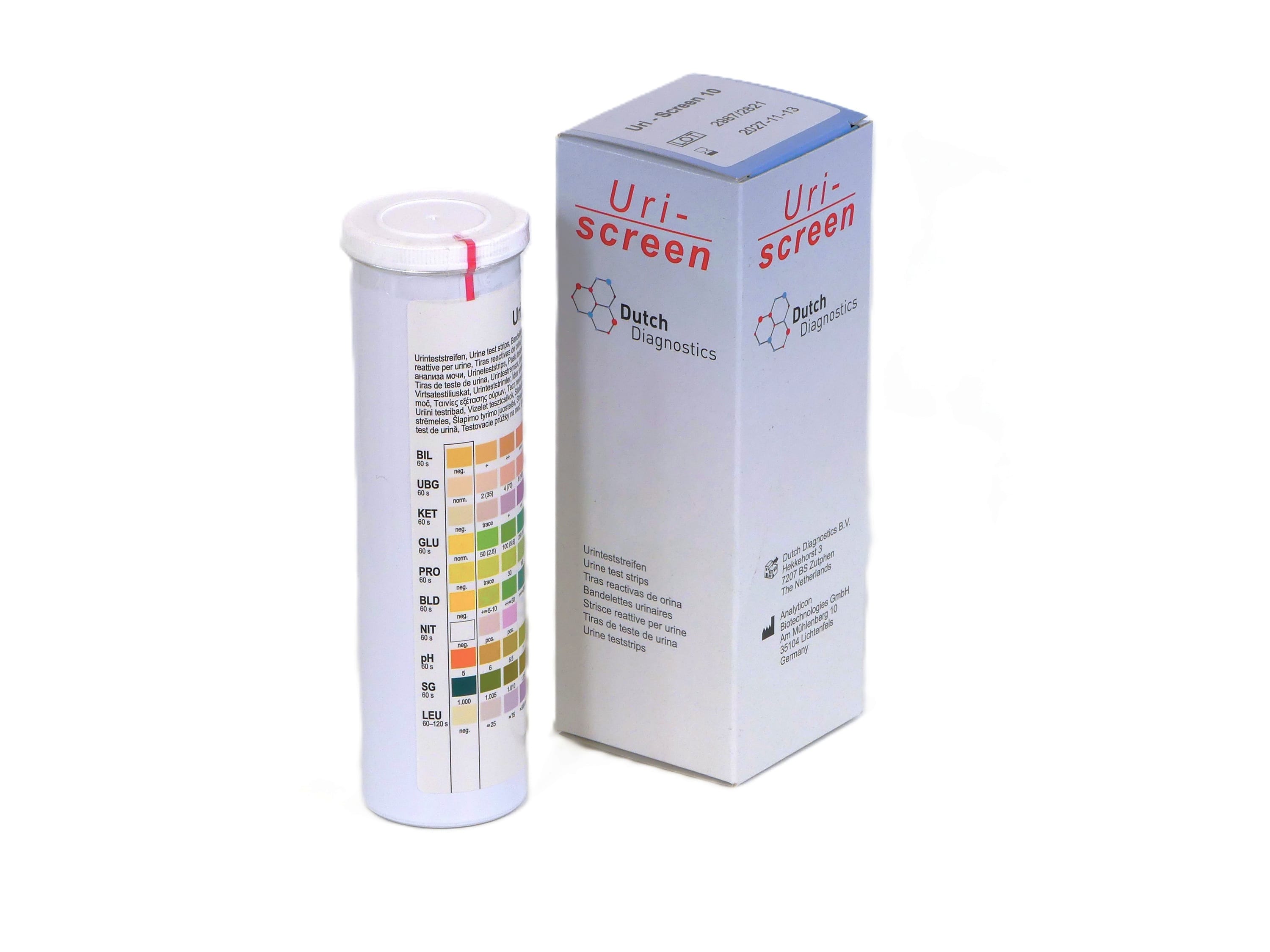 Testjezelf.nu Zelftesten en Testsets 100.00 Stuks Testjezelf.nu Dutch Diagnostics Uri-Screen 10 100.00 Stuks