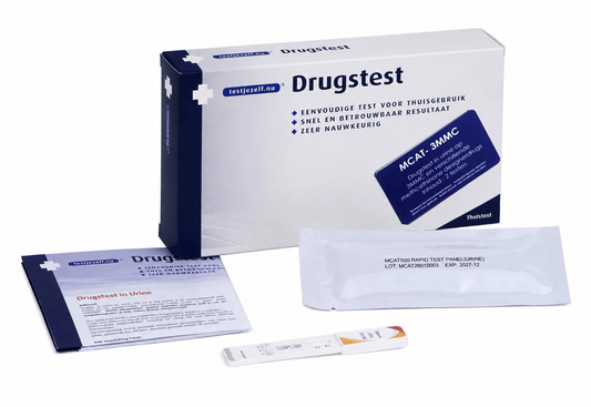 Testjezelf.nu Zelftesten en Testsets 2.00 Stuks Testjezelf.nu Testjezelf.nu Drugstest MCAT (3MMC) in urine 2.00 Stuks