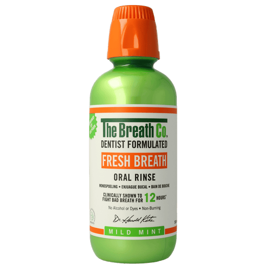 The Breath Co Mondspoelmiddelen 500.00 Milliliter The Breath Co The Breath Co Mild Mint 500.00 Milliliter