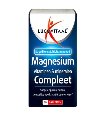 Topbrands2go Magnesium, Vitamins & Minerals Complete 30 Tablets Magnesium, Vitamins & Minerals Complete 30 Tablets