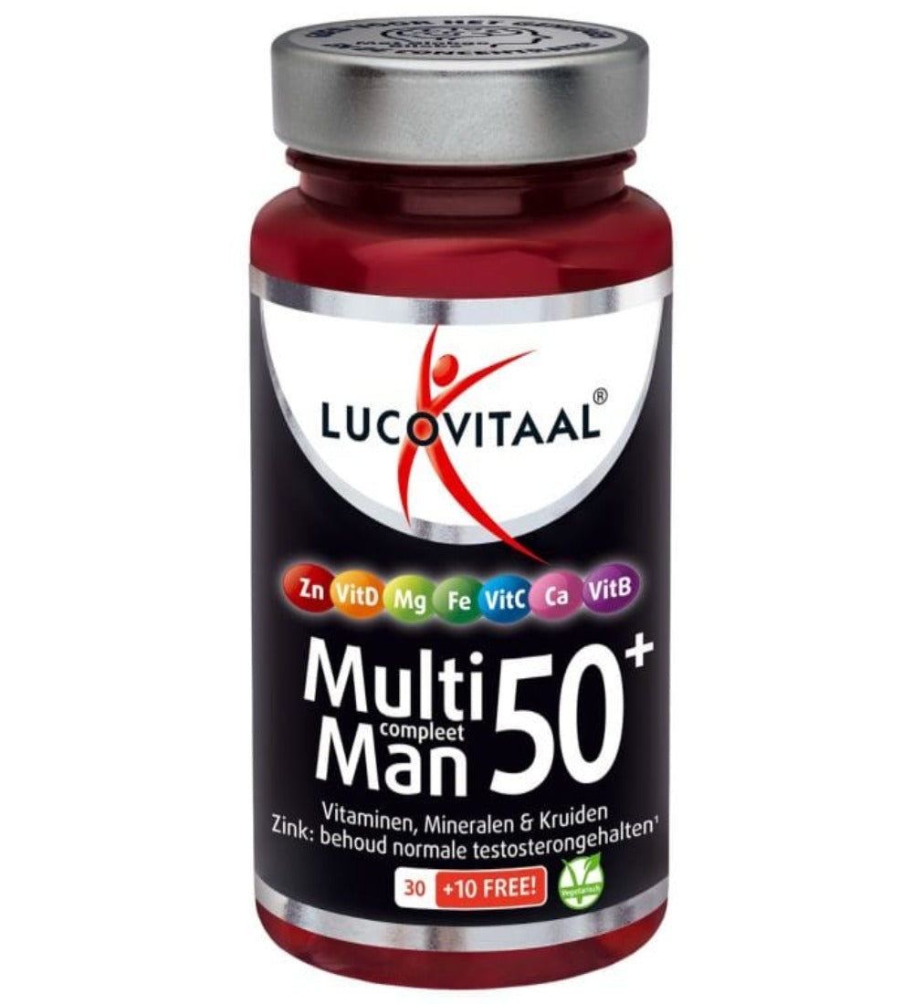 Topbrands2go Multi Man Complete 50+ with Ginkgo Biloba 30 + 10 Free Multi Man Complete 50+ with Ginkgo Biloba