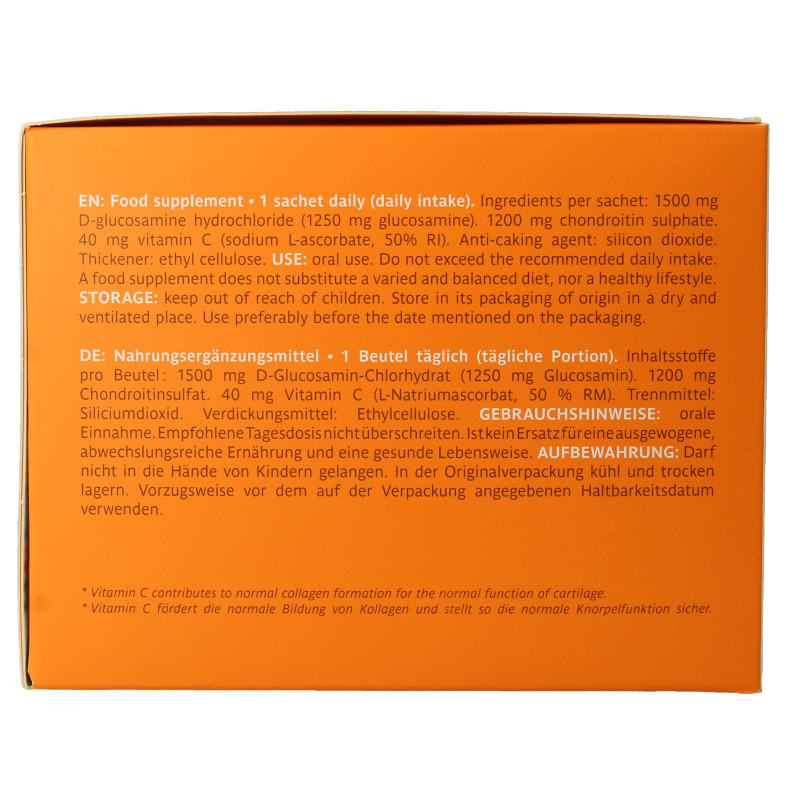 Trenker Biocondil cartilage and kraakbeen mineral supplement in 180 sachets, natural joint support from Trenker.