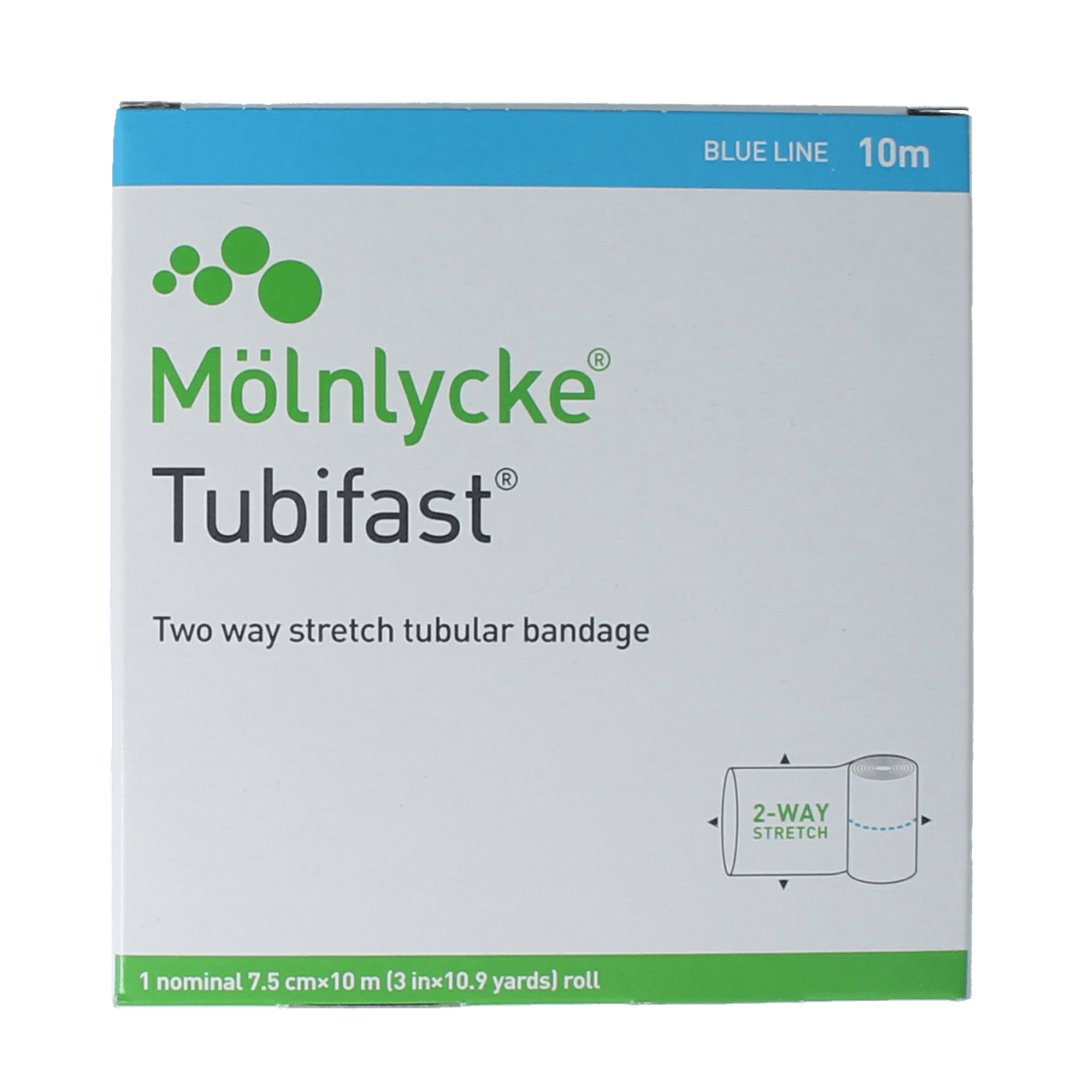 Tubifast Buisverband en Verbanddoeken 1.00 Stuks Tubifast BL 2-way stretch 1.00 Stuks