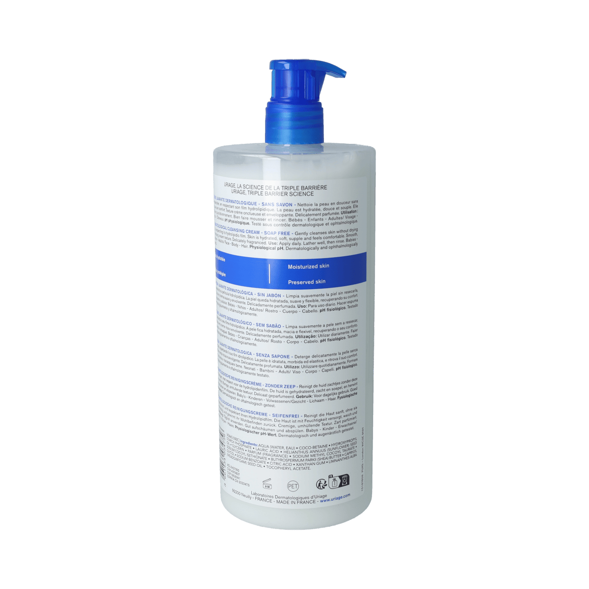 Uriage Lichaamsverzorging 1.00 Liter Uriage DERM-PHY CREME LAVANTE DERMATOLOGIQUE 1.00 Liter
