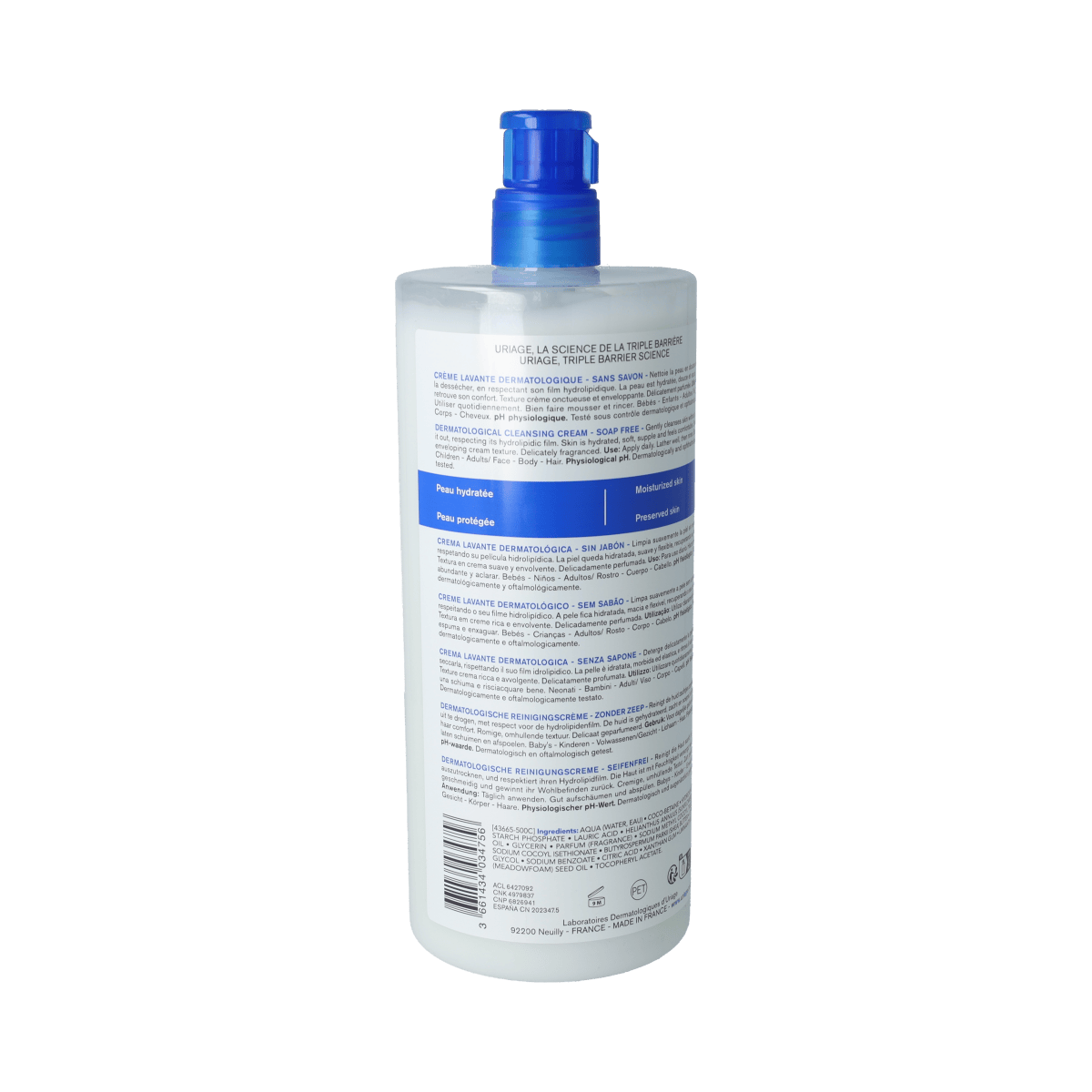 Uriage Lichaamsverzorging 1.00 Liter Uriage DERM-PHY CREME LAVANTE DERMATOLOGIQUE 1.00 Liter