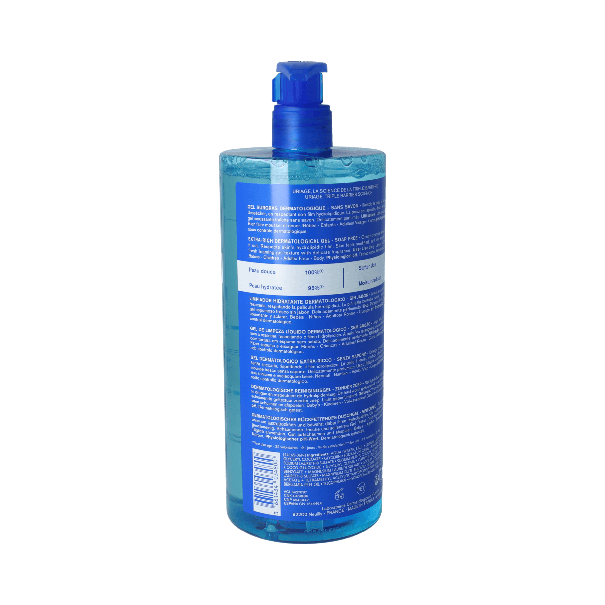 Uriage Lichaamsverzorging 1.00 Liter Uriage DERM-PHY GEL SURGRAS DERMATOLOGIQUE 1.00 Liter