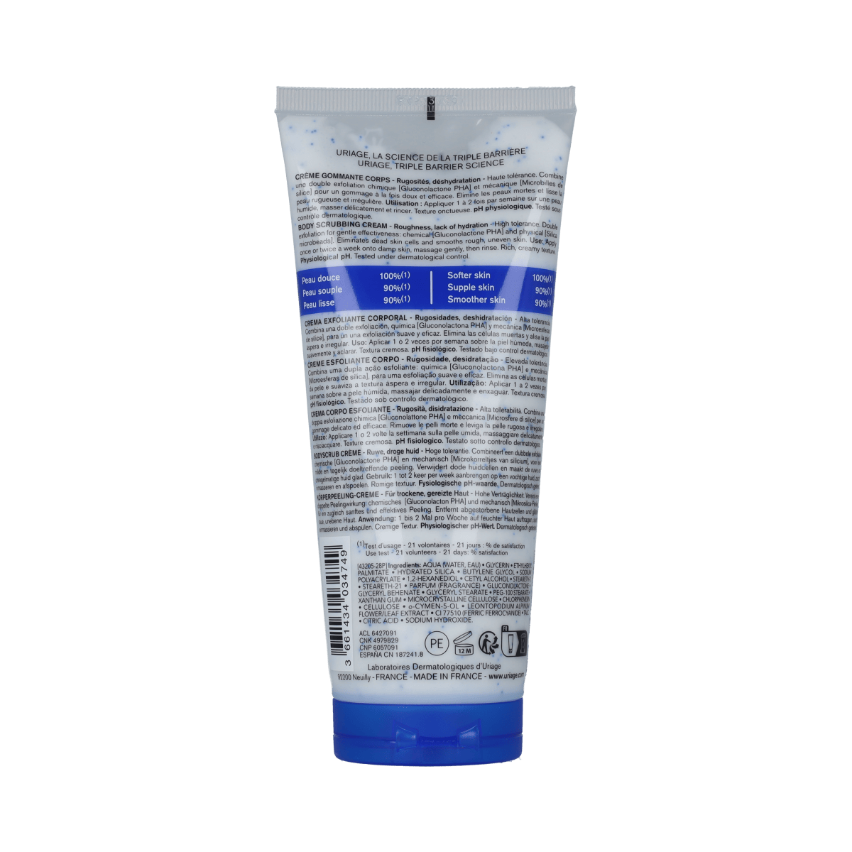 Uriage Lichaamsverzorging 200.00 Milliliter Uriage DERM-PHY CREME GOMMANTE CORPS 200.00 Milliliter