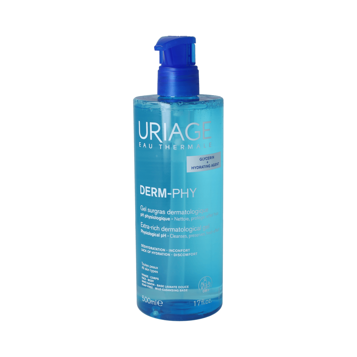 Uriage Lichaamsverzorging 500.00 Milliliter Uriage DERM-PHY GEL SURGRAS DERMATOLOGIQUE 500.00 Milliliter