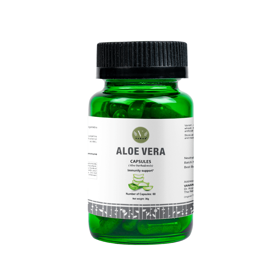 Vanan Kruidenpreparaten 60.00 Capsules Vanan Aloe Vera Capsules 60.00 Capsules