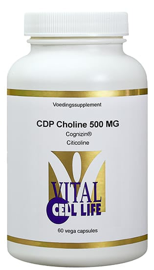 Vital Cell Life Kruidenpreparaten 60.00 Vegetarische capsules Vital Cell Life CDP choline 500mg 60.00 Vegetarische capsules