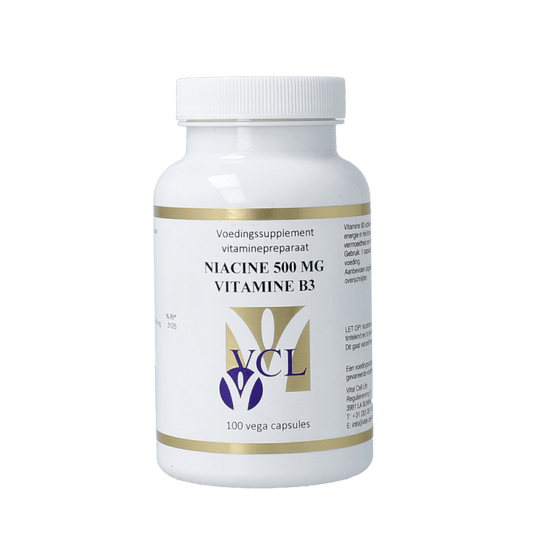 Vital Cell Life Vitamine Enkel 100.00 Capsules Vital Cell Life Vitamine B3 niacine 500mg 100.00 Capsules