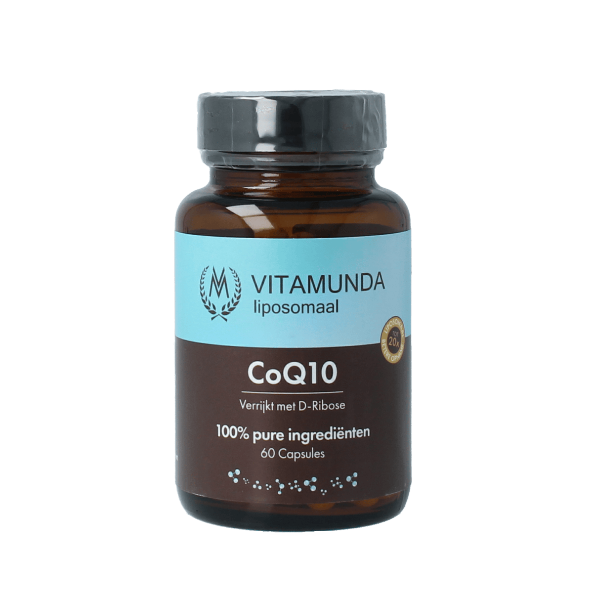 Vitamunda Liposomale CoQ10 capsules, dietary supplement, 60 softgel capsules, natural health supplement by Vitamunda