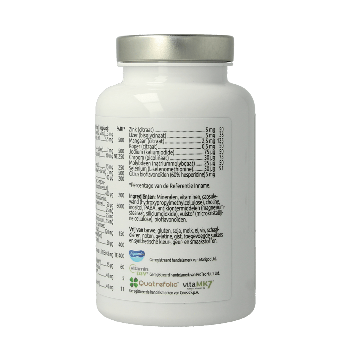 VitOrtho Vitamine Multi 120.00 Vegetarische capsules VitOrtho Meer in 1 dagelijks 120.00 Vegetarische capsules