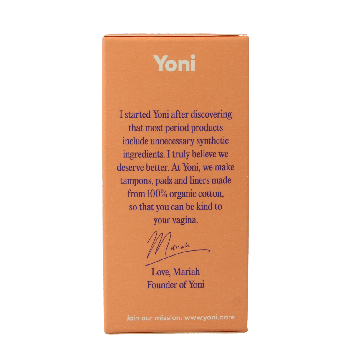 Set of 16 Yoni light tampons for women, packaged in a box with product branding visible, designed for feminine hygiene.